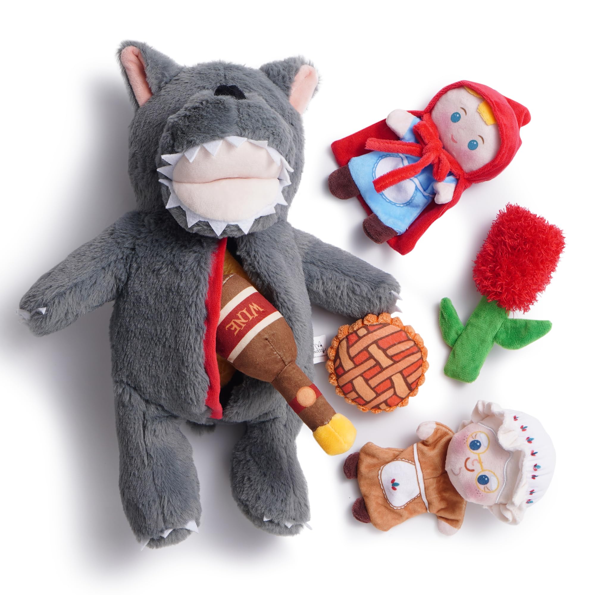 Nocciola 6 in 1 Hide and Seek Funny Squeaky Dog Plush Toy, Puppy Interactive Puzzle Crinkle Dog Toys to Keep Them Busy