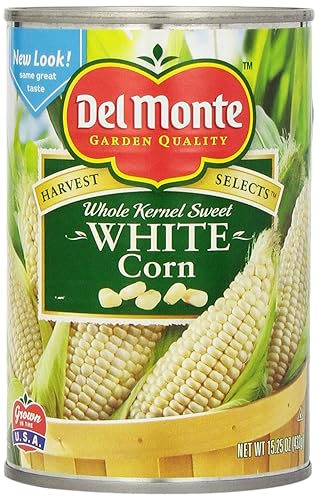 Del Monte blanco maíz vegetales, 15.25-ounce paquetes (Pack de 12)