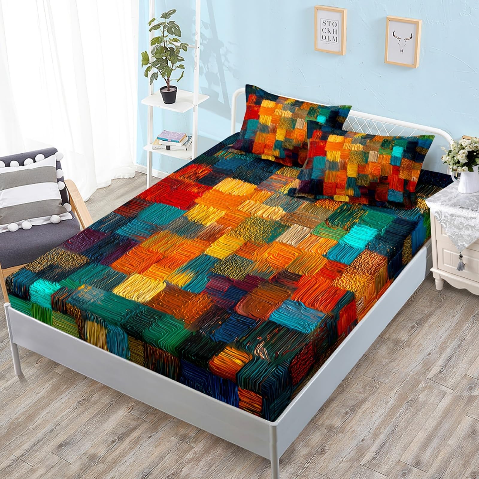 King Size Fitted Sheets Deep Fitted King Size Sheet Bedsheet 30cm Deep