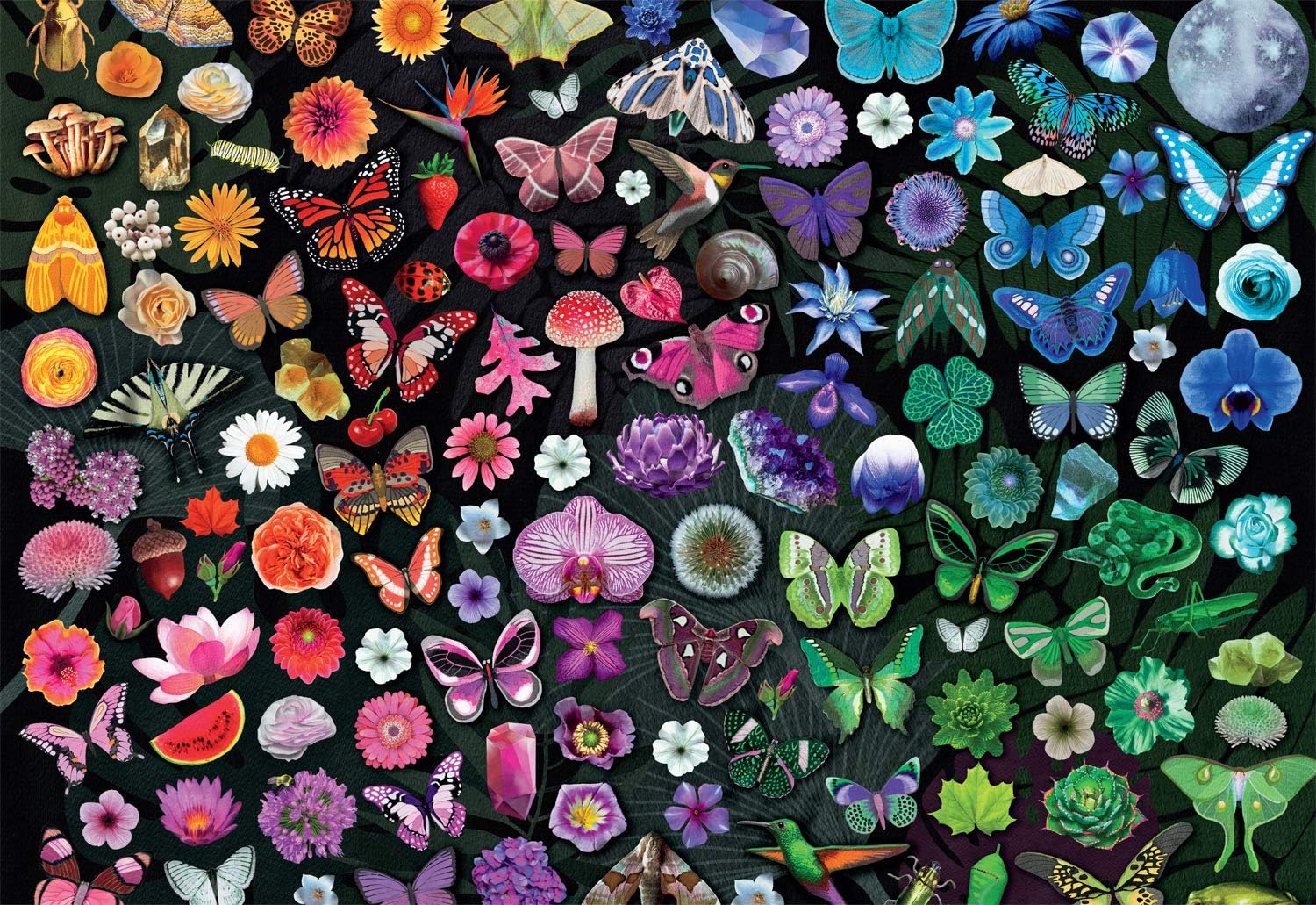 Buffalo Games - Josie Lewis - Twilight Garden - 2000 Piece Jigsaw Puzzle for Adults Challenging Puzzle Perfect for Game Nights