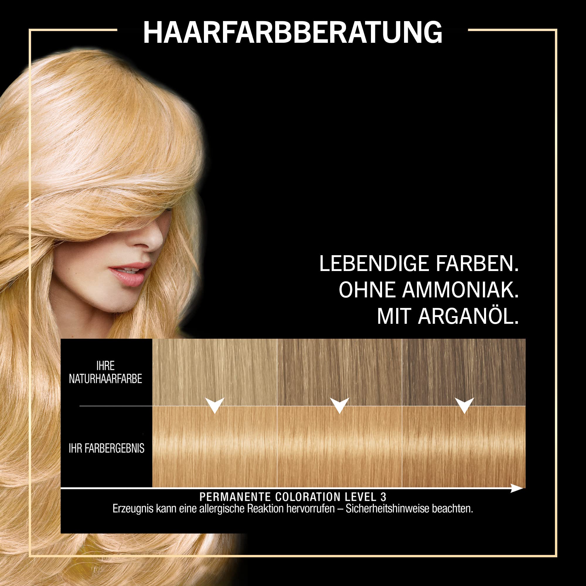 Syoss Oleo Intense Öl-Coloration 10-00 Hellblond Stufe 3 (3 x 115 ml), dauerhafte Haarfarbe mit pflegendem Öl, Coloration ohne Ammoniak