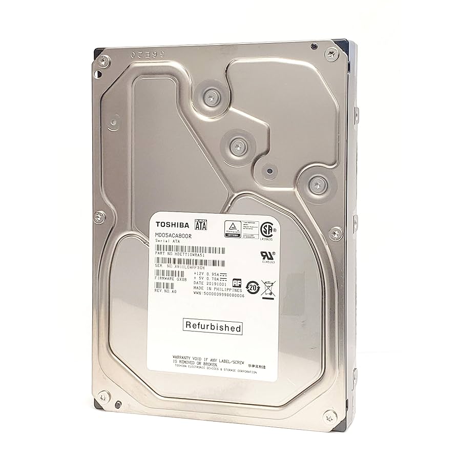 ⭐️即購入歓迎 TOSHIBA 8TB HDD SATA 7200rpm 動作良好 Amazon | TOSHIBA MD05ACA800 8TB 3.5インチHDD Serial ATA600