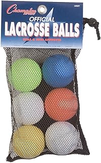 Champion Sports 6-Pc Lacrosse Ball Set in Multi