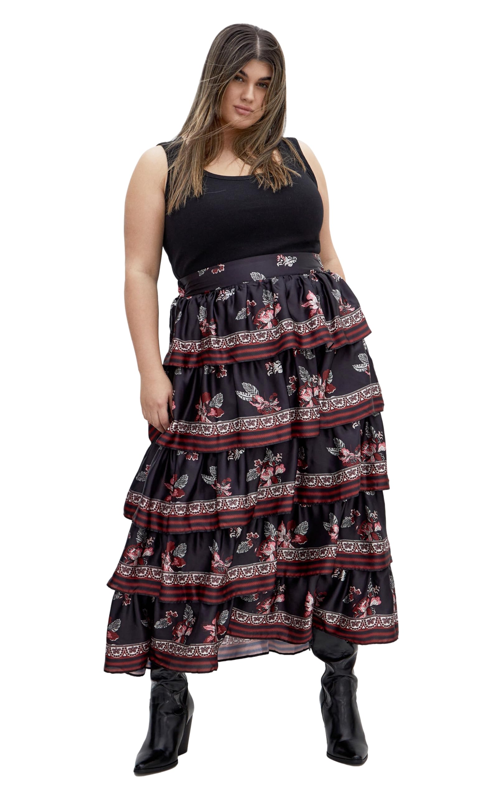 City Chic Womens Skirt-Drama Queen