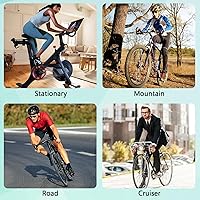 Vista 7 de Zacro Bike Seat Cushion - Padded Gel Bike Seat Cover for Men & Women, Padding Bicycle Saddle fit with Peloton/Spin Stationary Exercise/Mountain Road