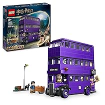 LEGO Harry Potter Avventura su Nottetempo – Autobus Giocattolo del Mondo Magico con 5 Minifigure da Collezione e Accessori come Bacchette Magiche – Regalo per Bambine e Bambini da 8 Anni – 76446