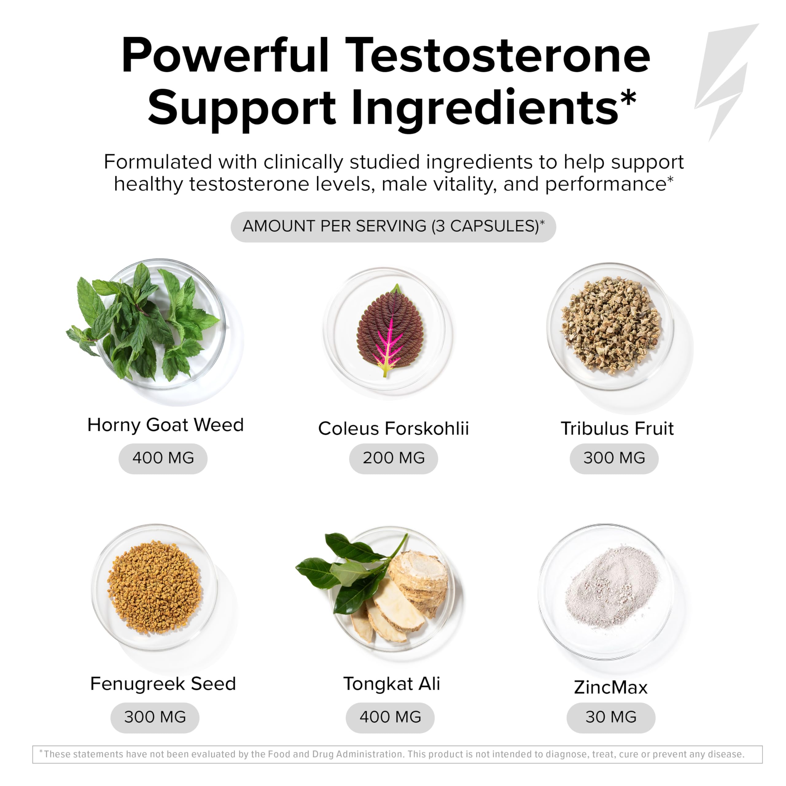 InnoSupps T-Drive Magnum Testosterone Booster & Muscle Builder, 30 Servings — Amazon image 2