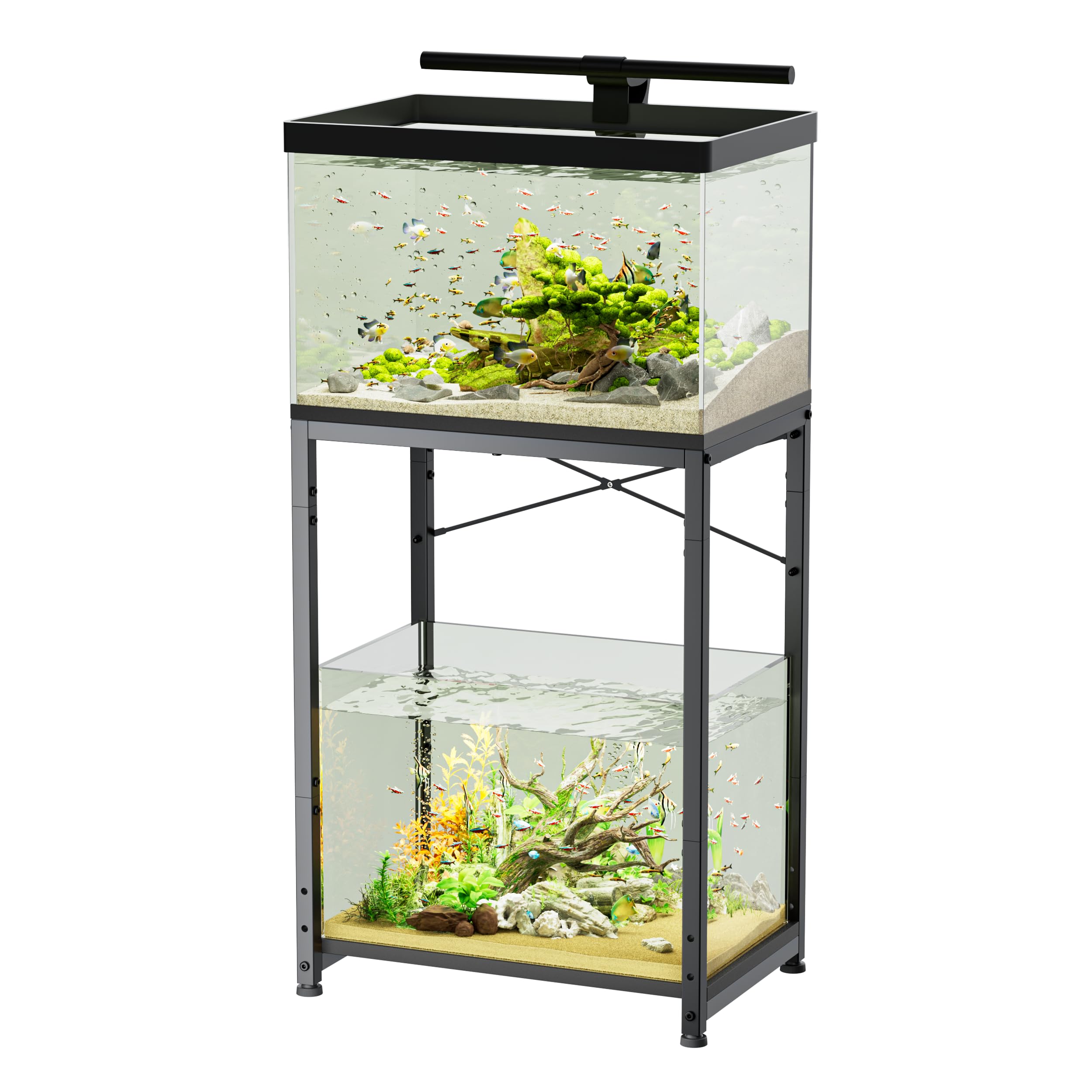 Amazon.co.jp: DEWEL 水槽台 幅45cm 奥行30cm 高さ65cm 下棚高さ三段階