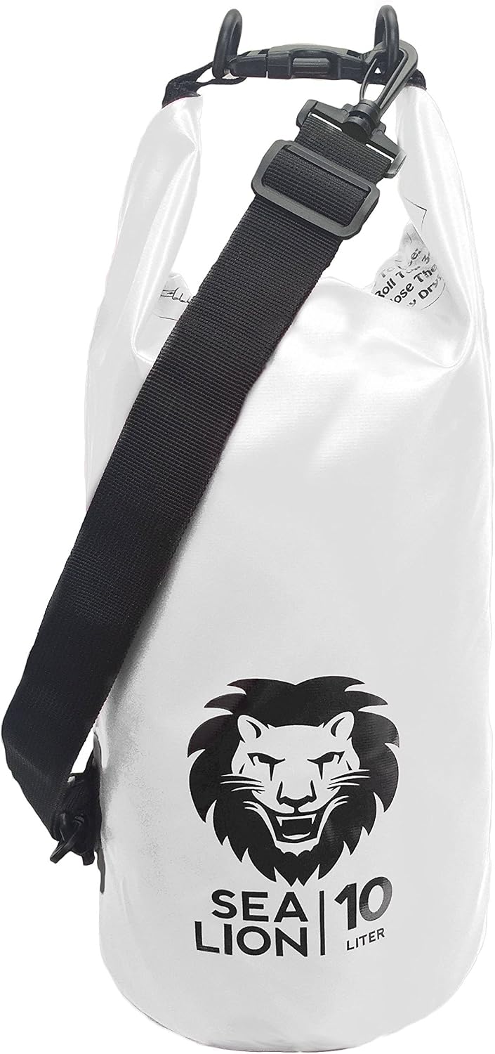 Adventure Lion Premium Waterproof Dry Bag with Twin Shoulder Straps & Grab Handle, Roll Top Dry Sack Great for Kayaking, Swimming, Boating
