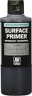 Vallejo Gloss Black Primer 200ml Paint