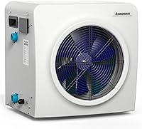 AQUASTRONG Pool Heat Pump: Electric Heater & Cooler for Above/Inground Pools Up to 5000 Gallons, 16,000 BTU, 5.5 COP