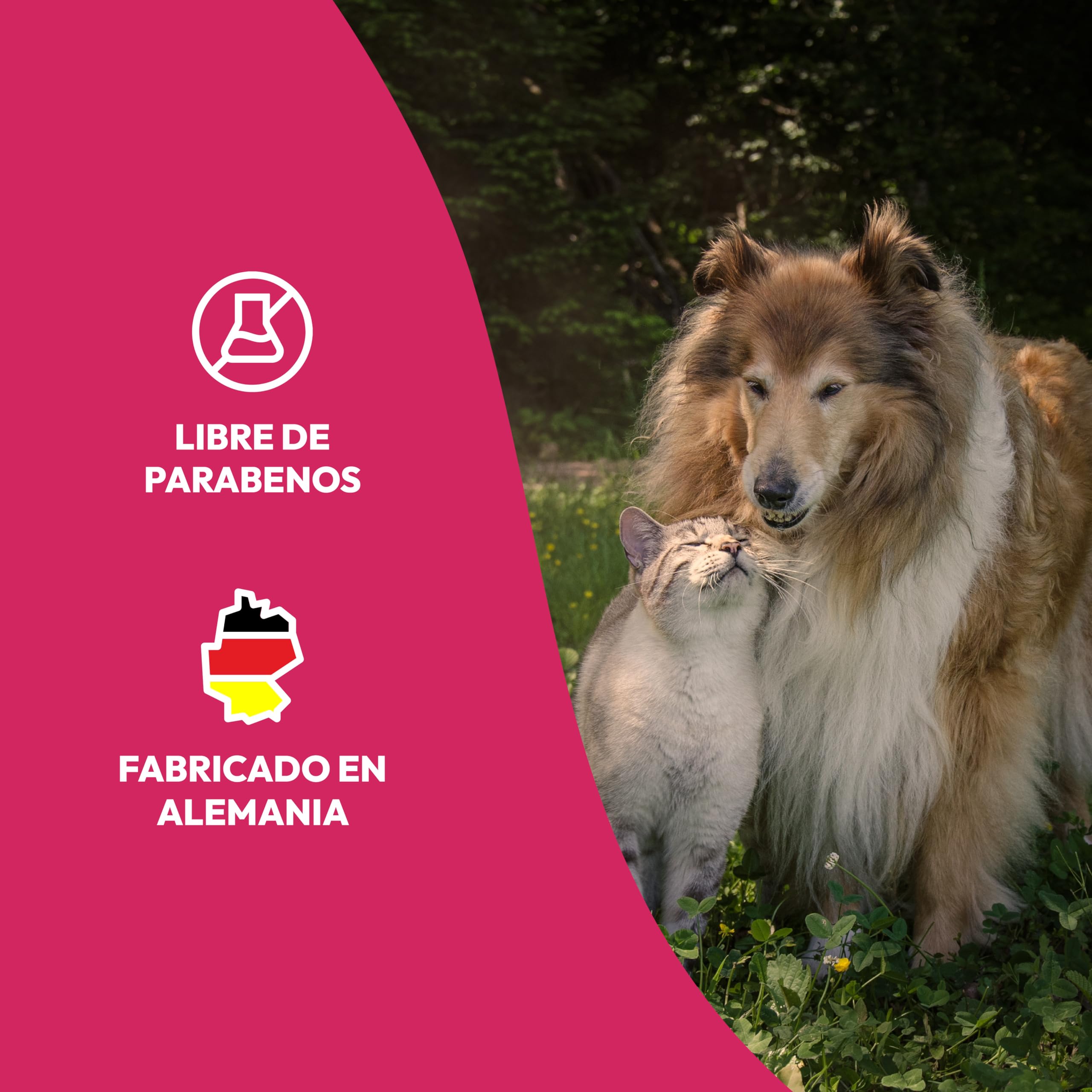 Petsly® Spray Antipulgas para Perros y Gatos -500ml- No Mancha - Antiparasitario Perros con Geraniol - Tratamiento Anti Pulgas, Garrapatas y Ácaros para el Hogar, Muebles y Textiles - Antipulgas Gatos