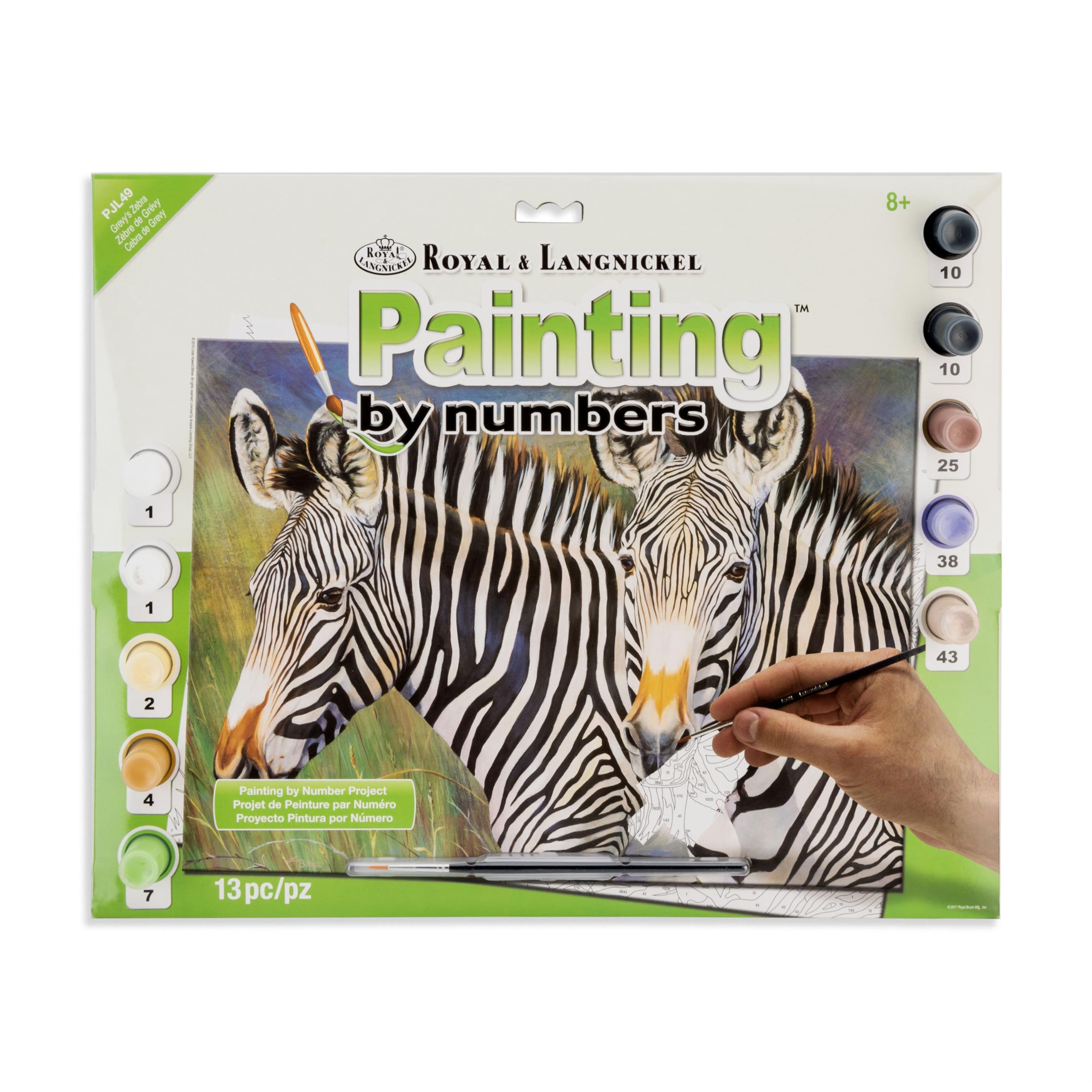 Royal & Langnickel PBN JR LRG GREVY'S Zebra