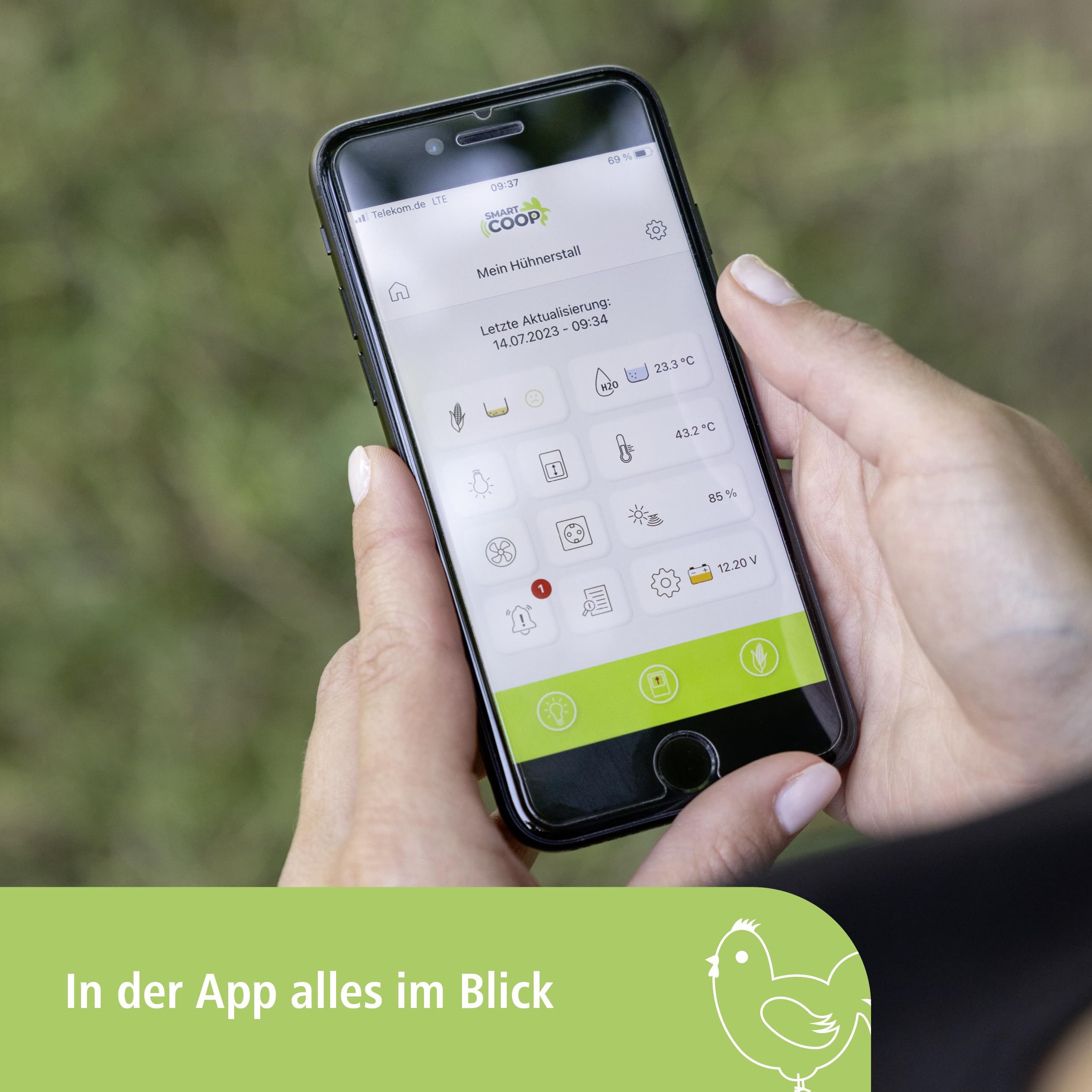 Kerbl Hobbyfarming SmartCoop Connectivity-Modul, Verbindungsmodul, Geflügel, langlebig, inkl. 30cm Anschlusskabel, Made in Germany