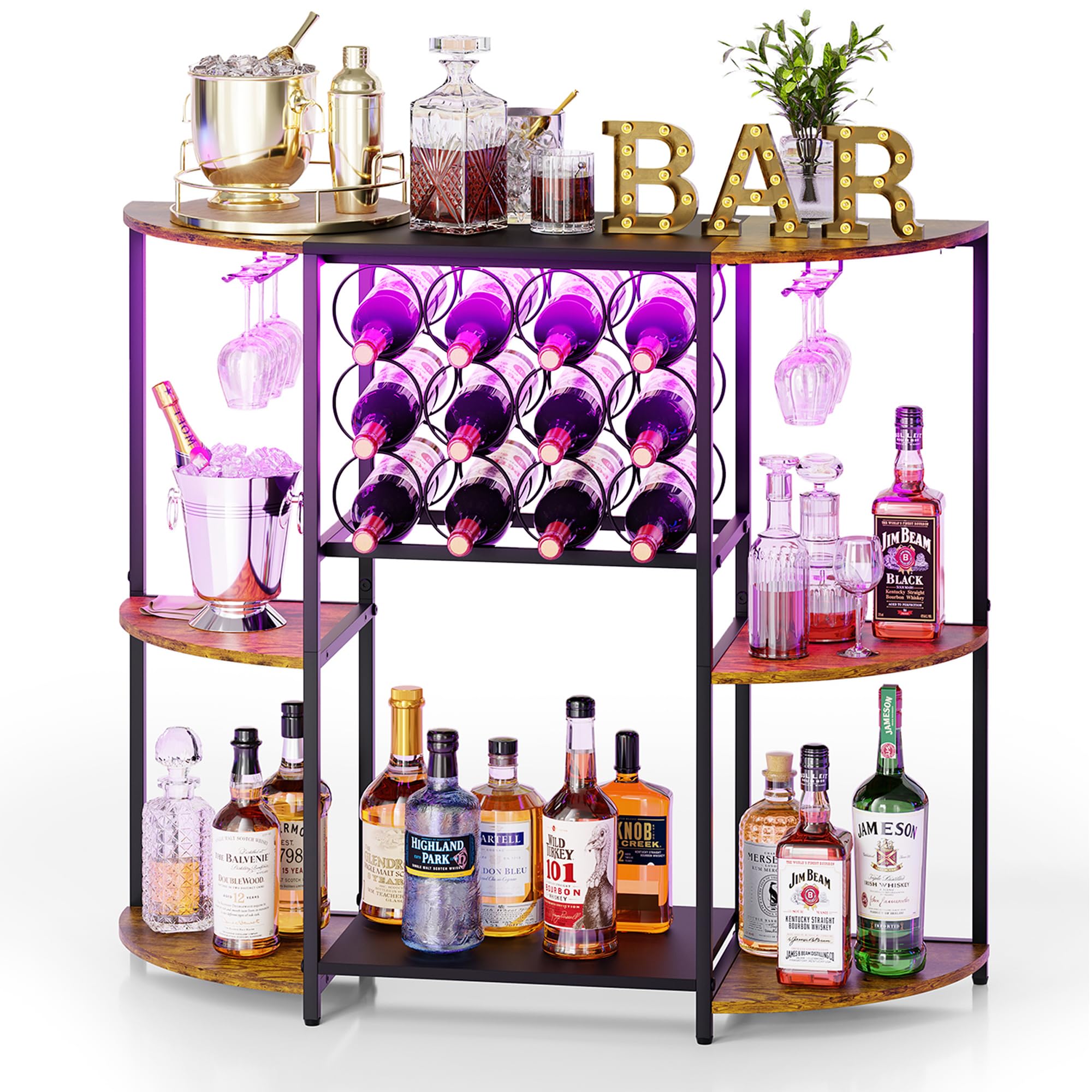 JKsmart LED Wine Cabinet