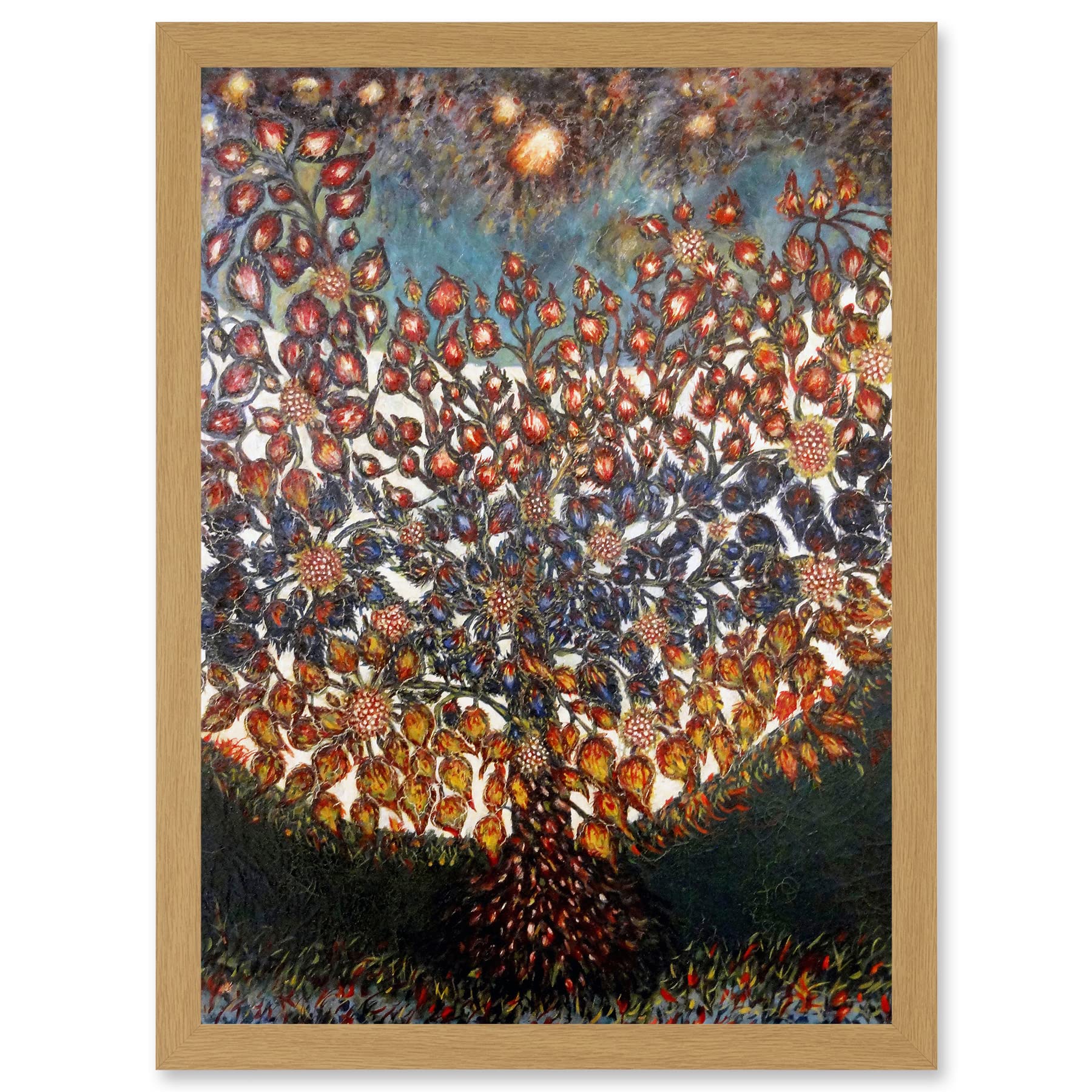 Artery8 Louis Seraphine Senlis Tree Of Life Painting Artwork Framed Wall Art Print A4