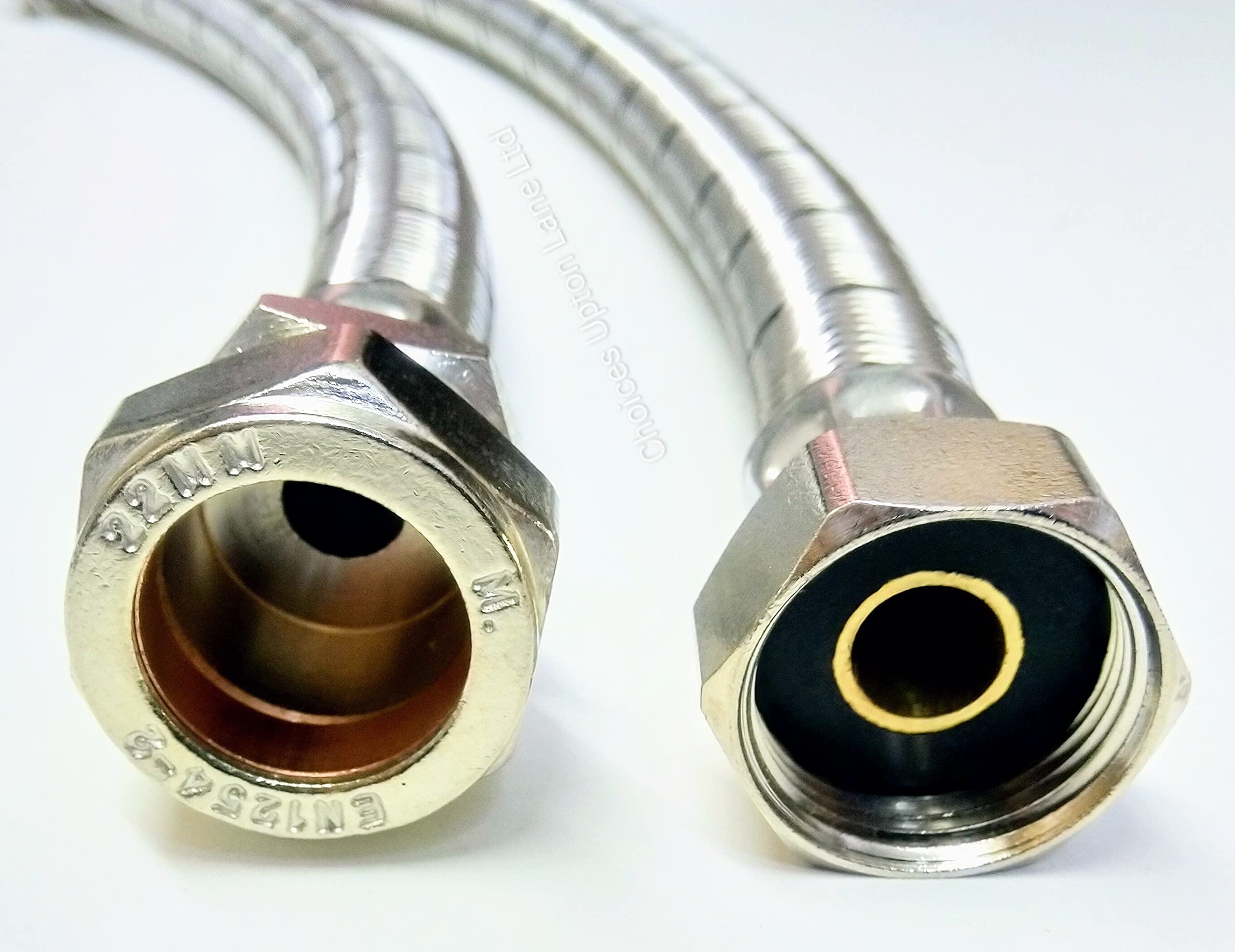 22mm X 3/4" Flexi Tap Connector With Isolation Valve 300mm | Building Supplies