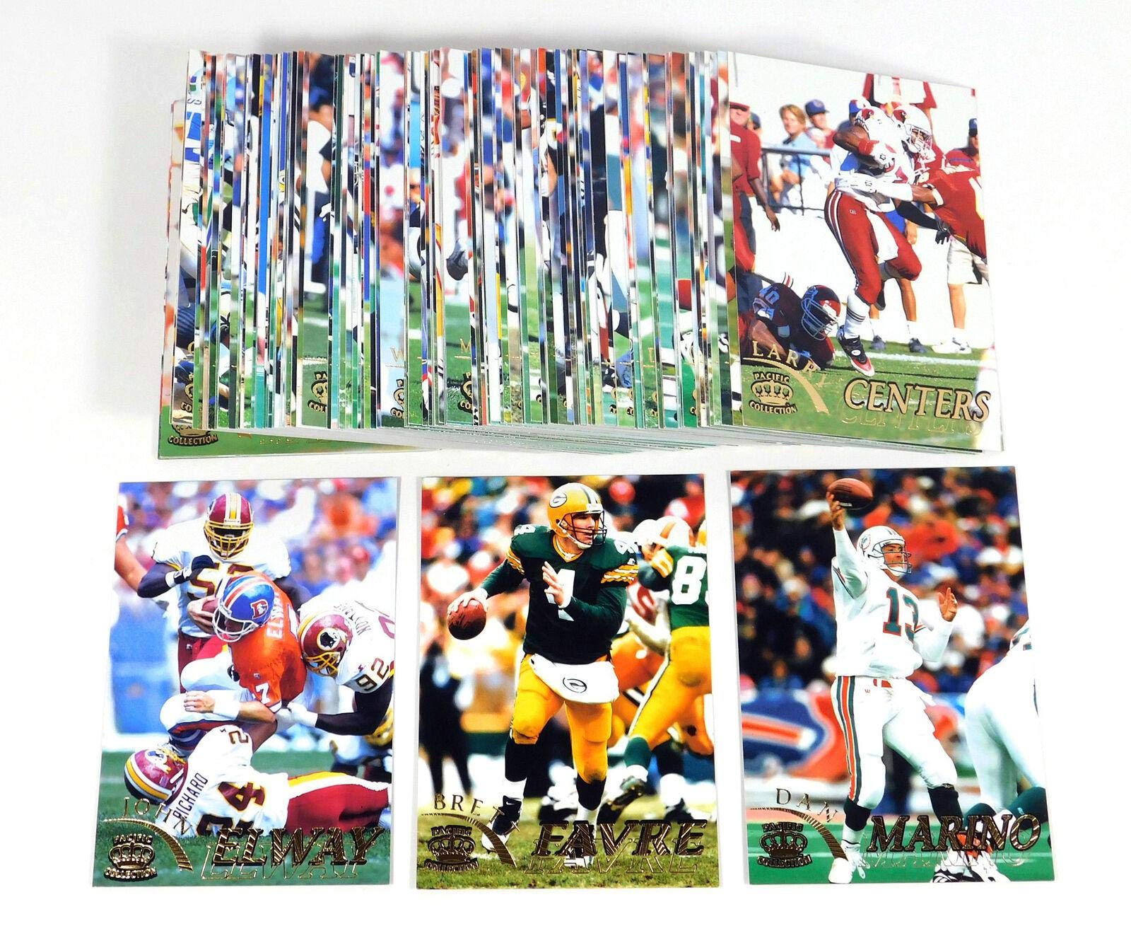 Amazon.com: 1996 Pacific Gridiron Football Gold Jumbo Parallel Set (1-125)  Rare - Football Cards : Collectibles & Fine Art