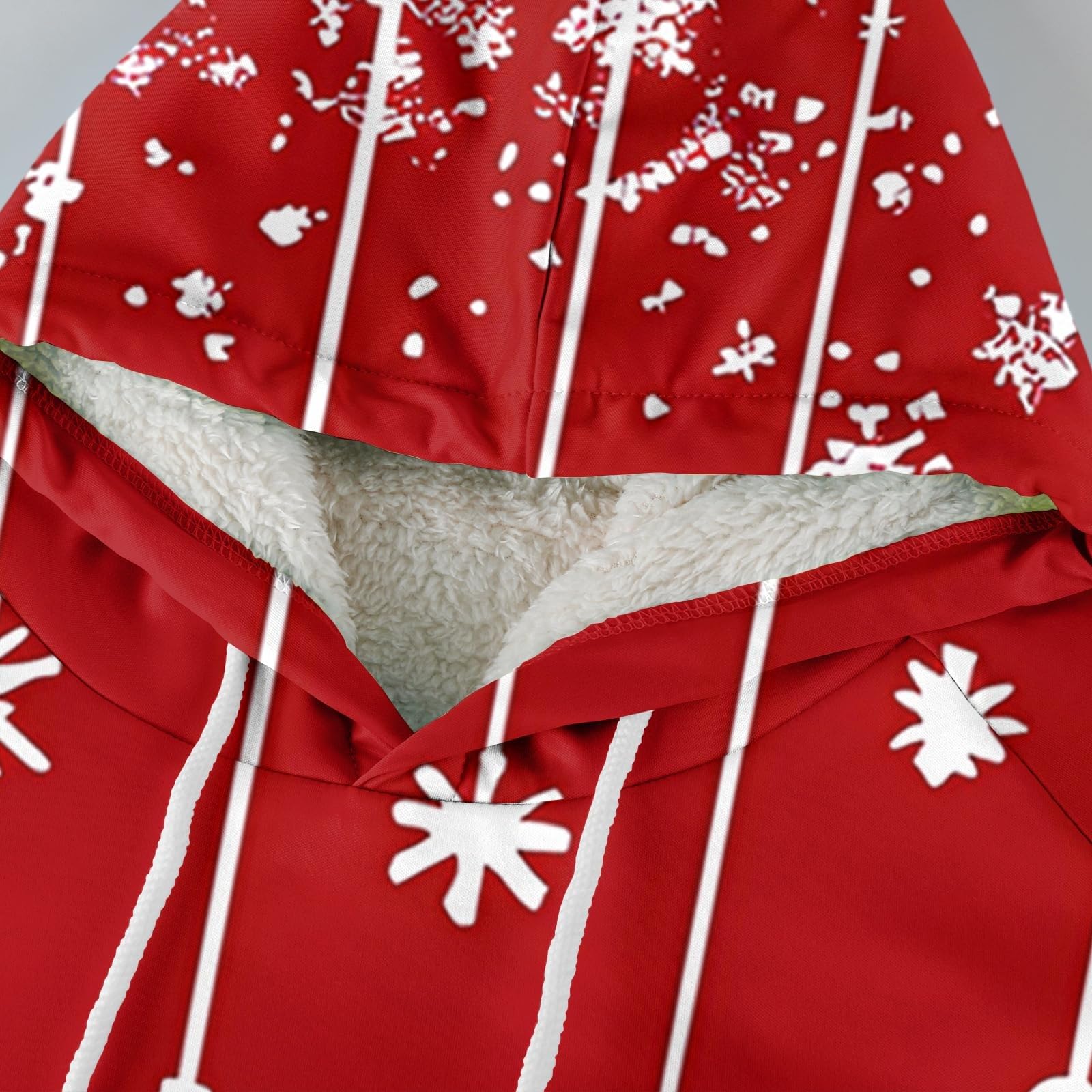 Suéter de Navidad con forro polar para hombre, divertido árbol de Navidad, reno, sudaderas, tallas grandes, trajes navideños, manga larga, cálido, suéter sherpa, novedad, disfraz de Navidad