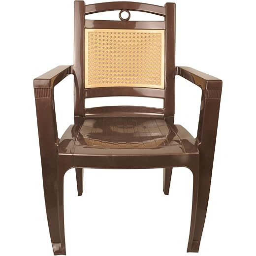 Nilkamal Plastic Chair Beige & Biscuit