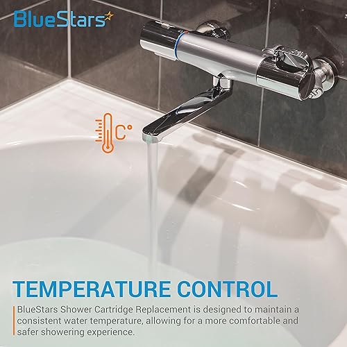 Miniatura 4 de BlueStars Cartucho de repuesto 1222 de alta calidad con herramienta de extracción de extractor 104421, compatible con grifo Posi-Temp de una manija