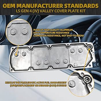Amazon.com: Dasbecan 12598832 LS Gen IV Engine Valley Cover