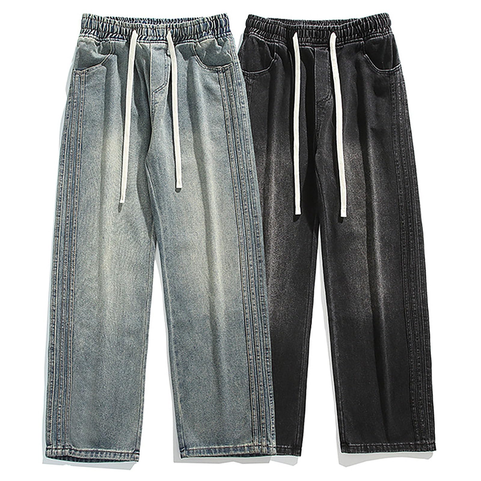 Pantaloni da uomo, stile Y2k, stile hip hop, streetwear, skateboard, alla moda, vintage, per adolescenti, ragazzi, skateboard, streetwear, vintage, per il tempo libero