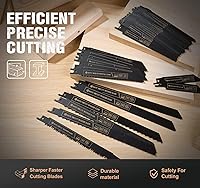 Vista 6 de S SATC Juego de hojas de sierra recíproca, 32 piezas, para metal y madera, hojas de podar, más hojas de sierra de calar