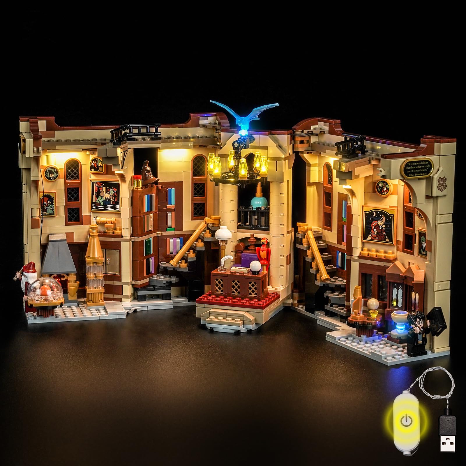 Zestaw świateł LED kompatybilny z Lego 76478 Dumbledore's Office (nie jest