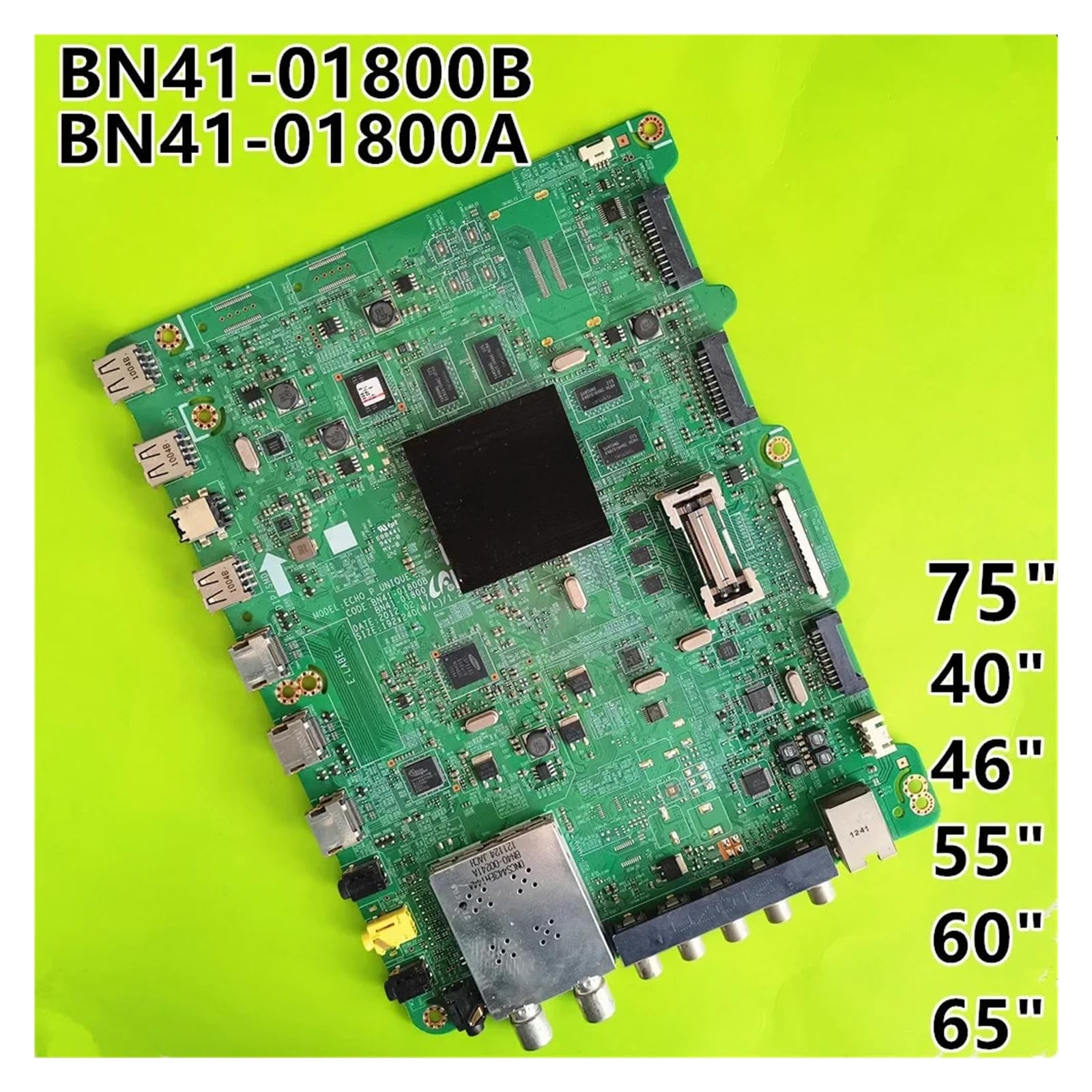 BN41-01800B BN41-01800A Tablero Principal for TV UA55ES7500 UE46ES8000U UN60ES8000F UE65ES8000 UE40ES7000 UE55ES8000 Placa Lógica De TV LCD(60-Inch)