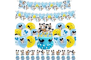 inEarz Baby Mickey Mouse Birthday Party Decorations