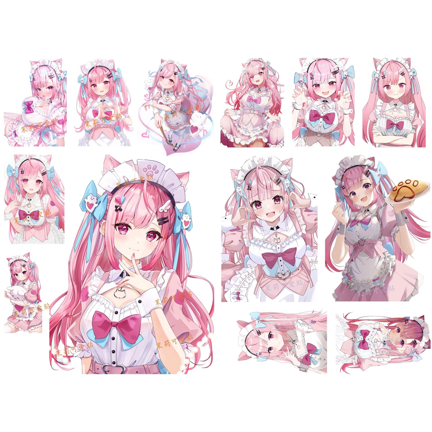 Amazon.co.jp: 結城さくな ステッカー シール 防水ステッカー 高精細