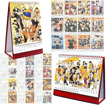 Amazon | ハイキュー カレンダー 2025年 日向翔陽 影山飛雄 菅原孝支