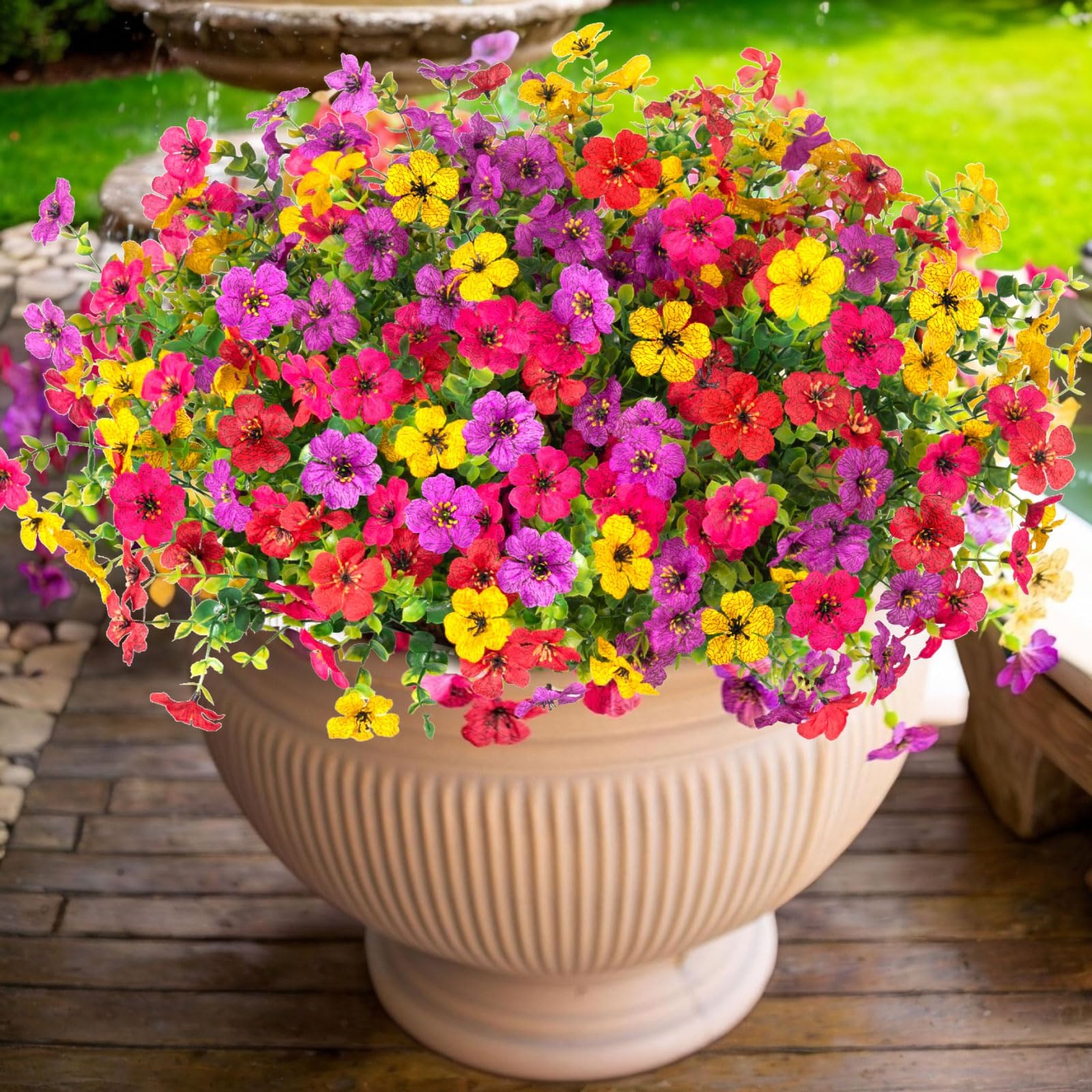 ADXORA 12 Bundles Artificial Flowers