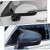 Cubierta de Espejo Lateral Compatible con Honda CRV CR-V EX-L/EX/Hybrid/LX/Touring/Turbo/Sport Utility 4 Puertas 2023-2025, Estilo Pintado Fibra de Carbono Tapa de Espejo 2 Piezas Kit de Carrocería Estilo Cuerno de Buey Accesorios Exteriores 3