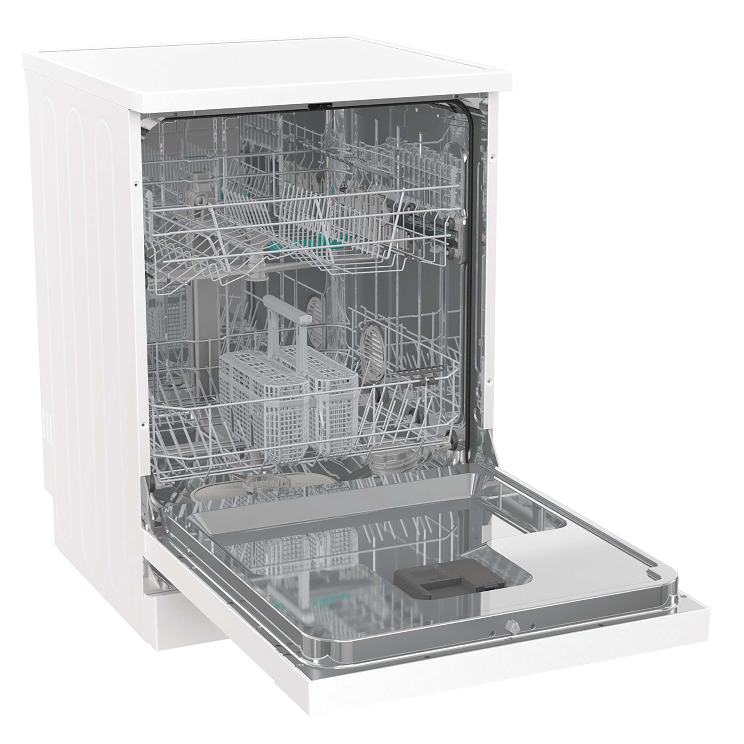 Gorenje GS642E90W Freistehender Geschirrspüler, 60 cm, 13 Maßgedecke, Total AquaStop, vollständiger Überlaufschutz, Hygiene Programm, SpeedWash Funktion, Selbstreinigung, UltraClean Besteckkorb