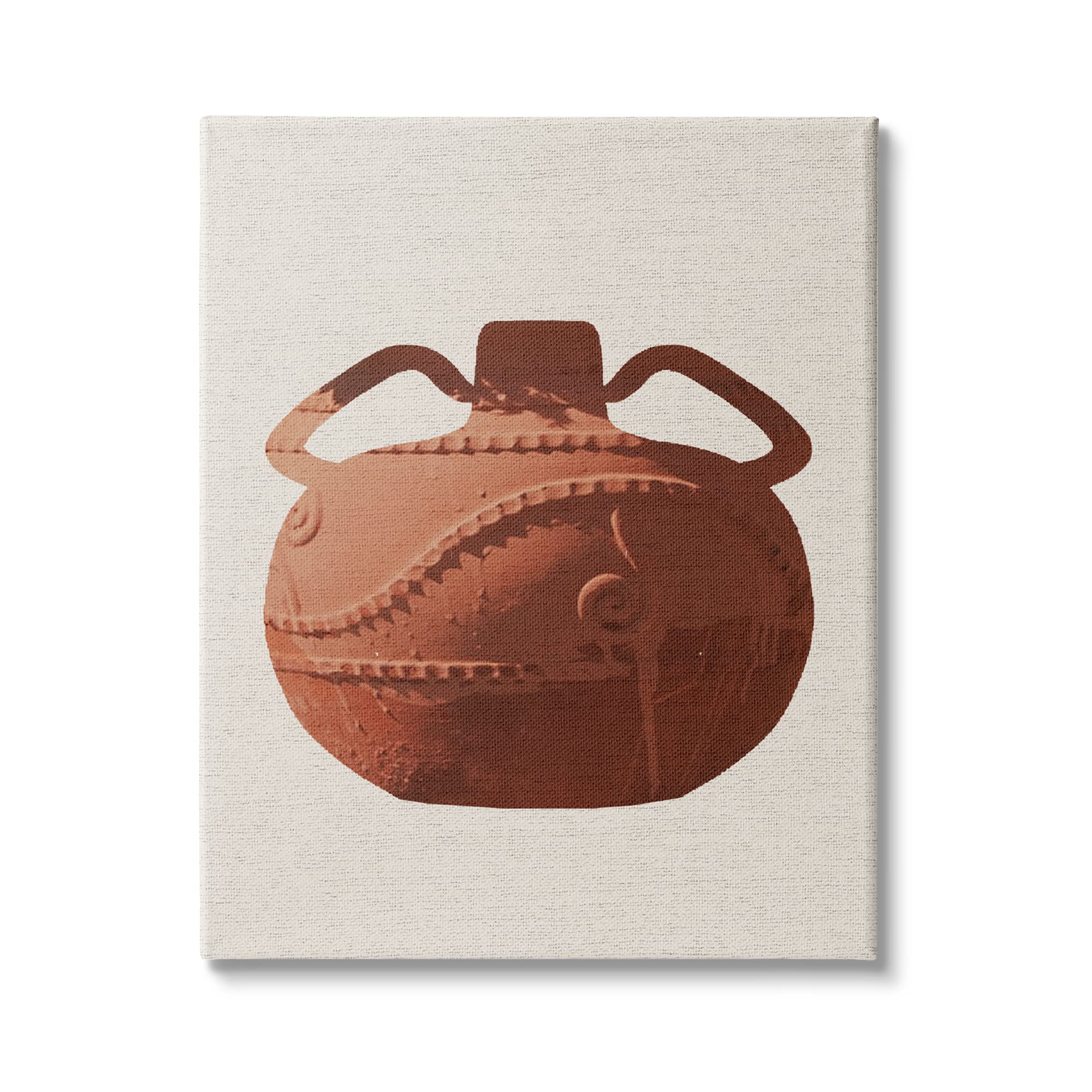 Stupell IndustriesAncient Clay Urn Modern Still Life Brown Pottery Canvas Wall Art, 16 x 20
