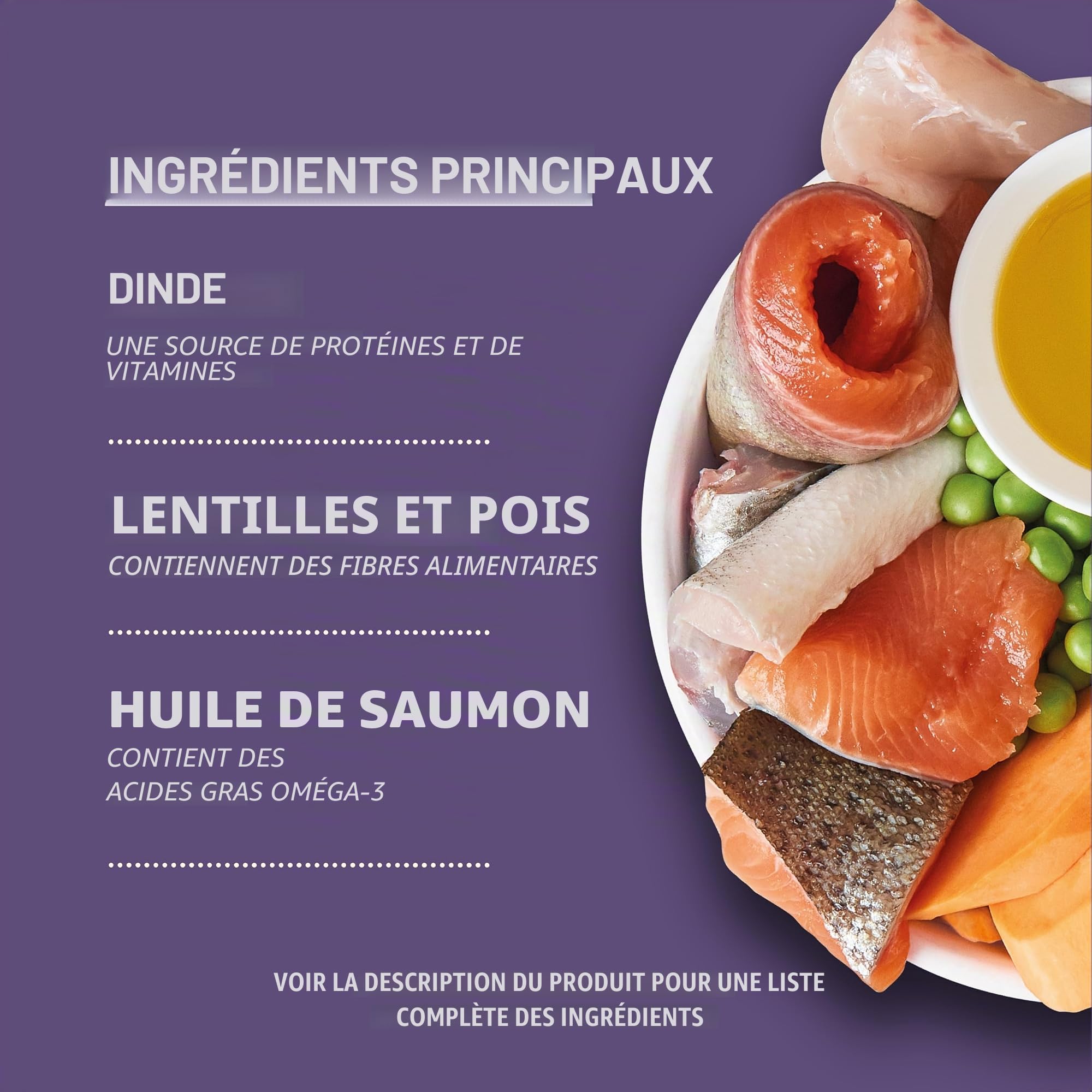 Lily’s Kitchen Fabriqué à partir d’ingrédients naturels Aliments secs pour chiens seniors Dinde et truite Nutrition complète Sac de 2.5kg