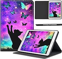 Vista 68 de Funda para Samsung Galaxy Tab S10 Lite / S10 FE / S9 FE 10.9 pulgadas, delgada de piel sintética con soporte de múltiples ángulos y función