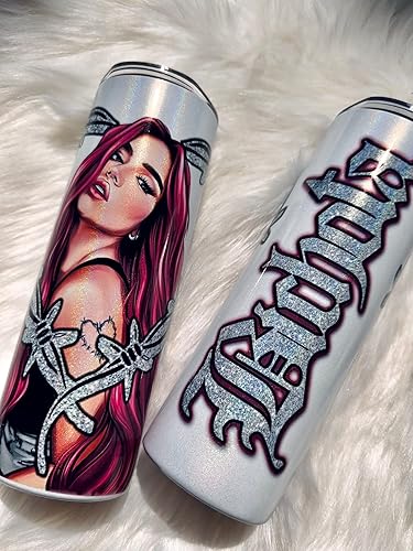 Karol Cute G Tumbler Bichota Skinny Tumbler Christmas Gift 20oz Skinny Tumbler Travel Coffee Mug Custom Tumbler