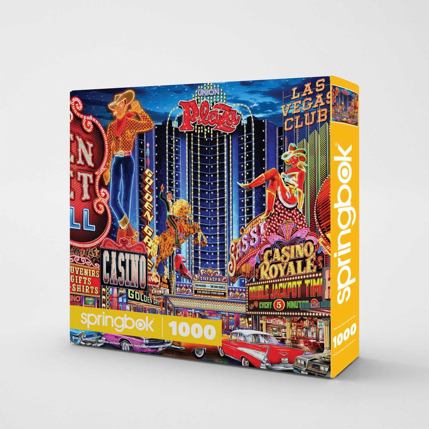 Amazon.com: Springbok Viva Las Vegas 1000 Piece Jigsaw Puzzle for
