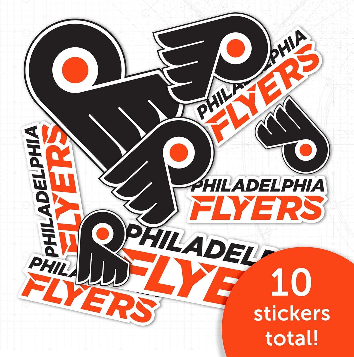 Desert Cactus Philadelphia Flyers Sticker Philly Team NHL National Hockey League Vinyl Decal Laptop Water Bottle Car Scrapbook (Type 1-1) - Image 4