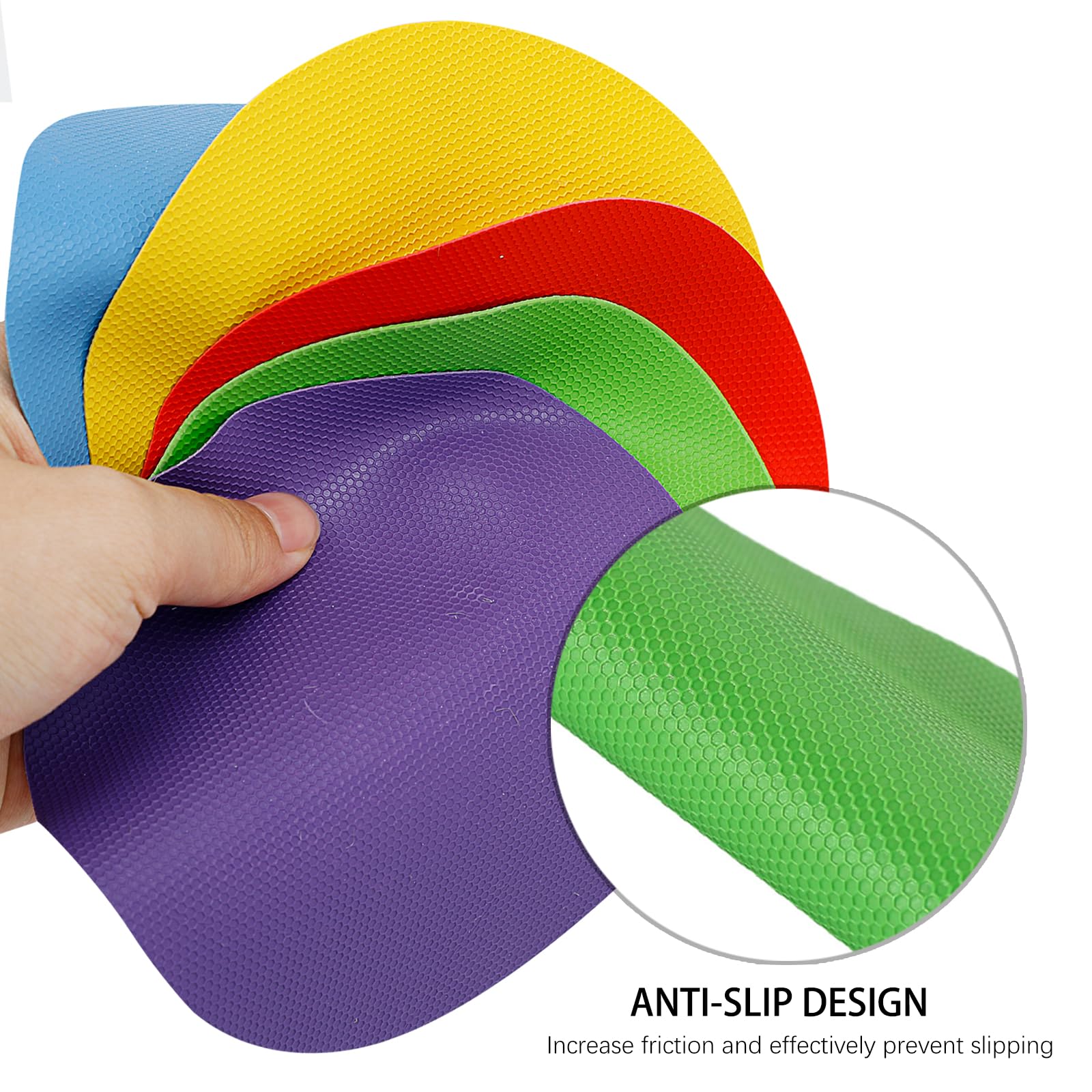 5 Pcs Rubber Jar Opener Pads, Gripper Pad-Jar Opener Kitchen Tool for Easy Opening Jars, Heat Insulation Kitchen Coasters