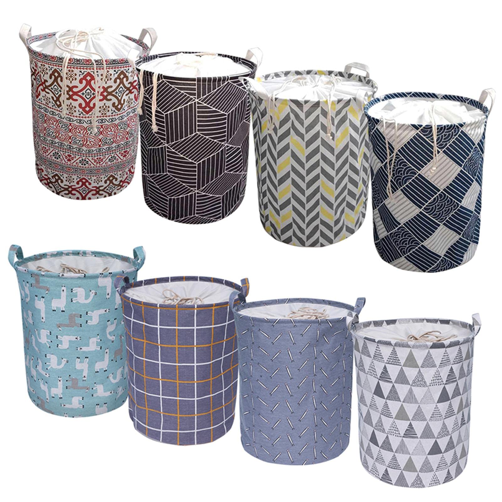 Ensemble De 3 Paniers à Linge Pliables En Corde De Coton Naturel – Tailles Gigognes, Écologiques Et Élégants Pour Salle De Bain