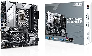 PLACA MAE (INTEL) ASUS PRIME Z690M-PLUS D4 DDR4 LGA1700 12° GERACAO, Preto