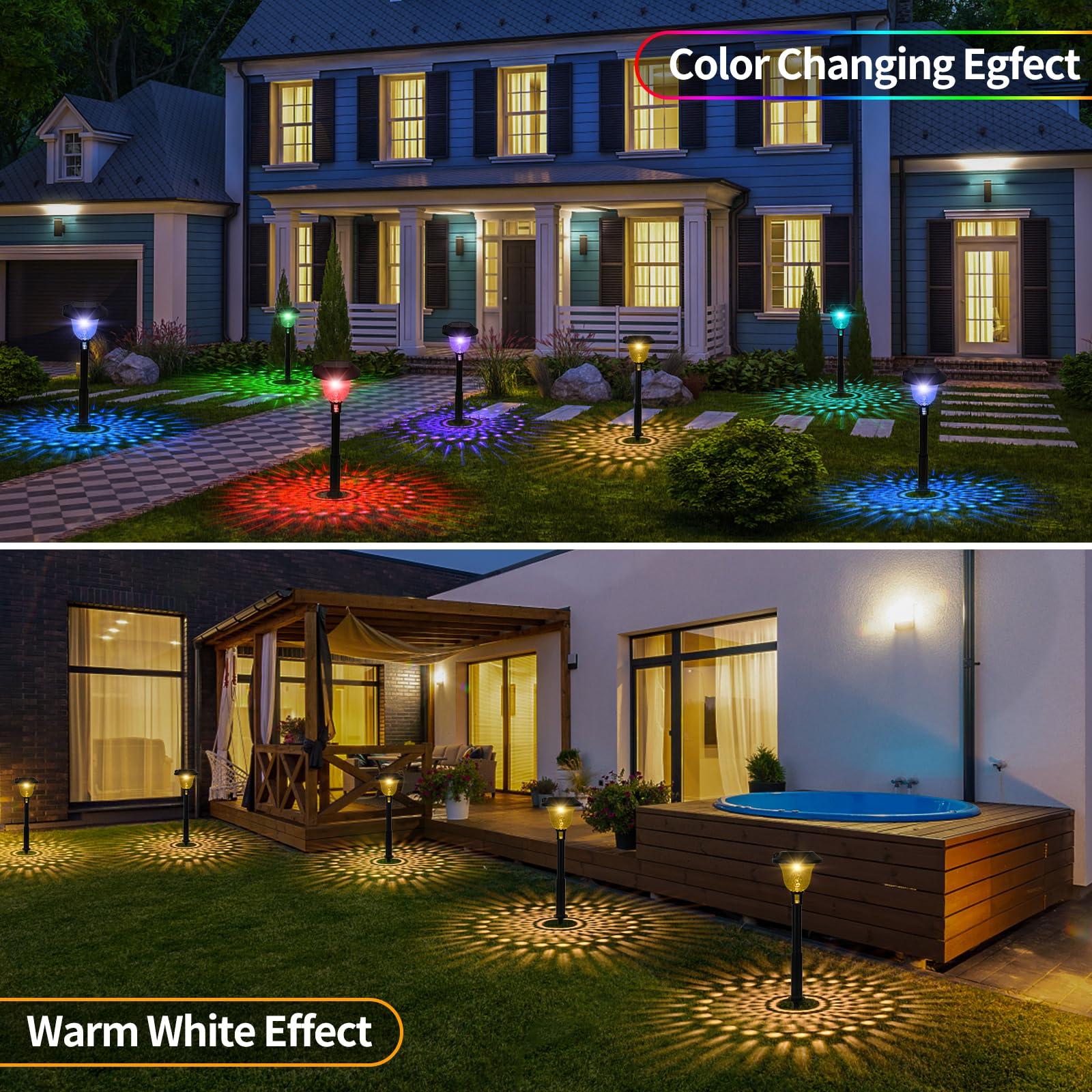 4 Luci Solari Interrate Comius Sharp - Lampade Da Esterno A Forma Di Mattone Per Giardino E Patio - Foto 3