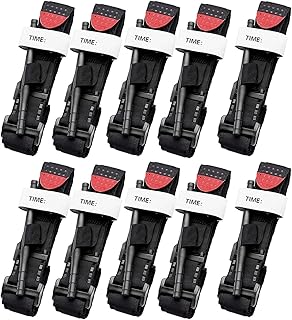 Tourniquet, 10 Pack - The Fastest, Safest, Most Effective Combat Hemostatic Control Single-Handed Application for Military Tactical First Aid Medical Battle Tourniquets (10 Pack)