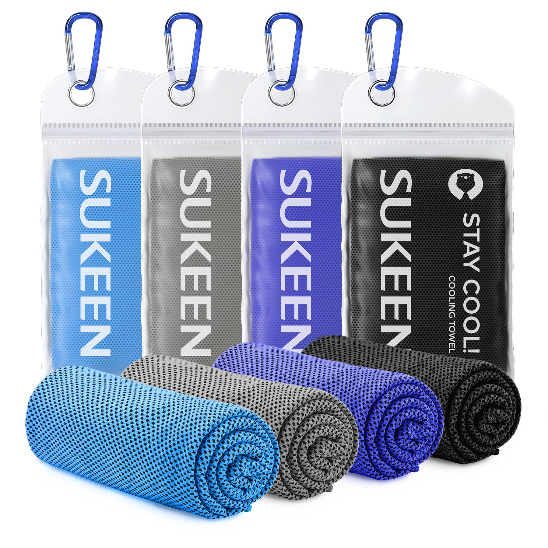 Cooling Towel, Ice Towel, Microfiber Towel for Neck and Face, Cool Towel for Yoga, Beach, Golf, Travel, Gym, Sports, Camping