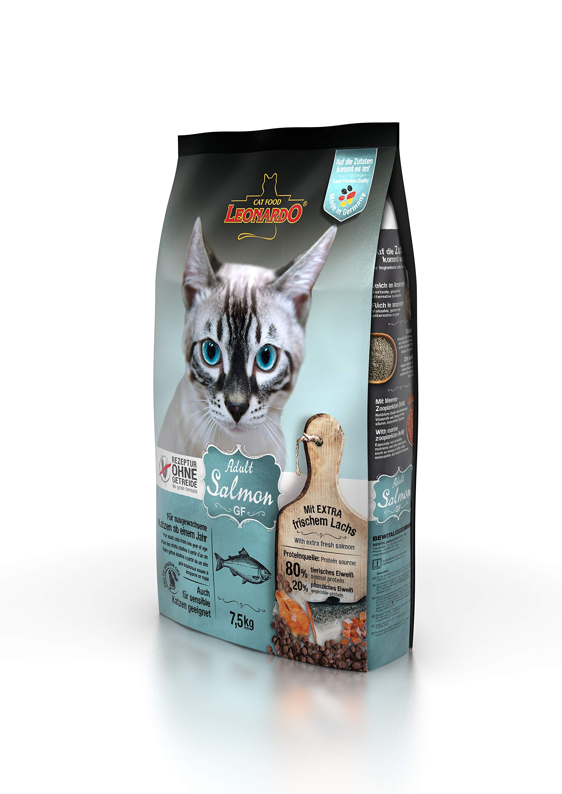 Belcando Leonardo Feline Adult Grain Free Salmon 7,5Kg
