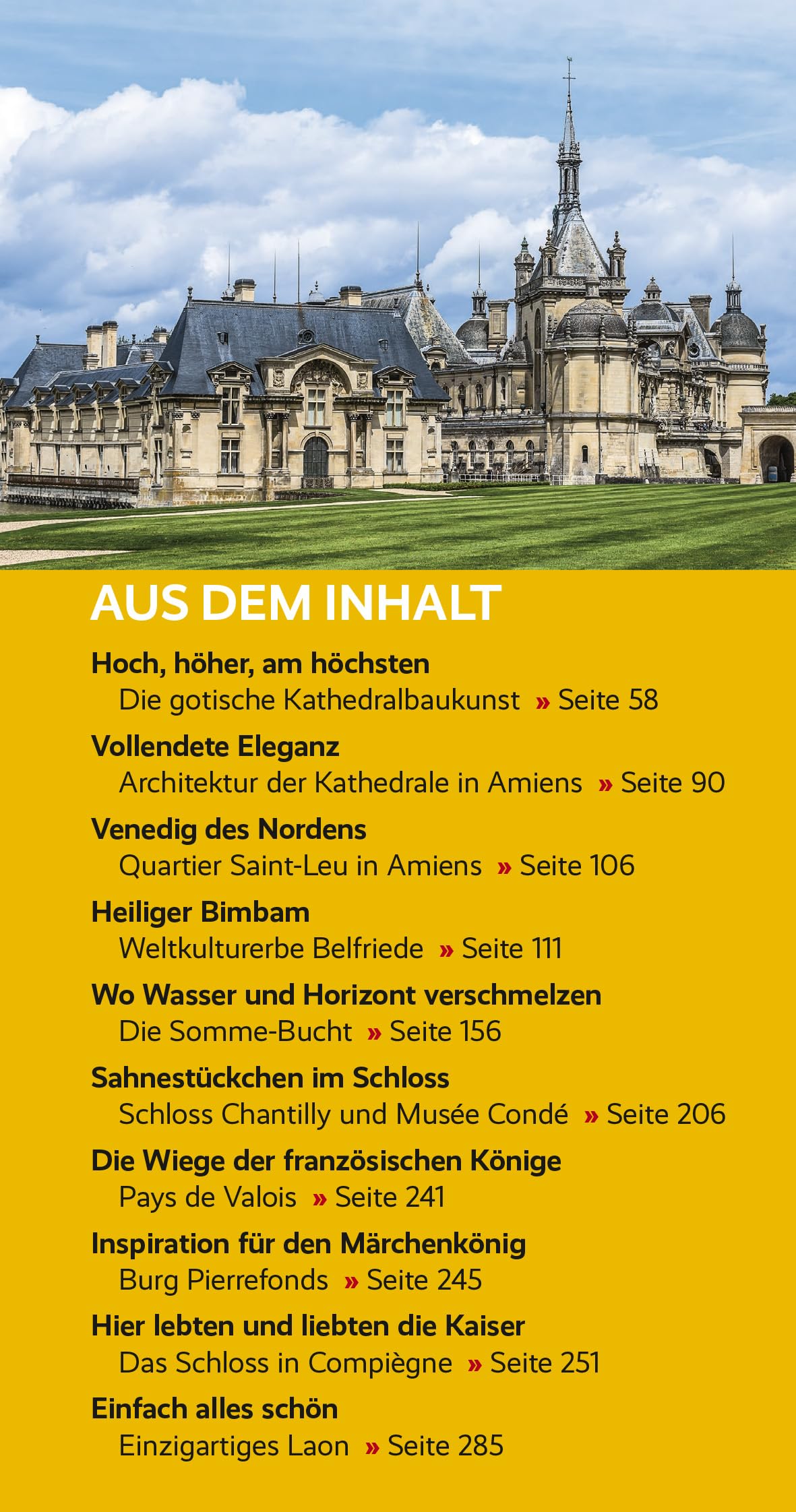 TRESCHER Reiseführer Picardie: Amiens, Chantilly und Somme